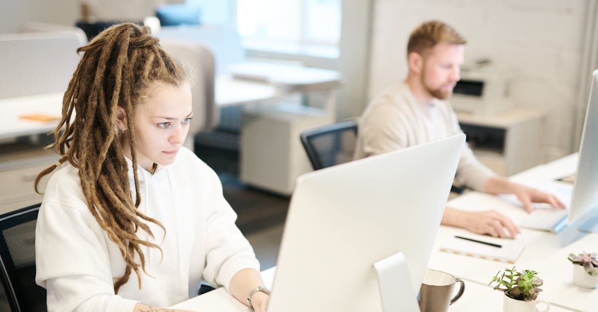 Laptop on an organized desk workspace